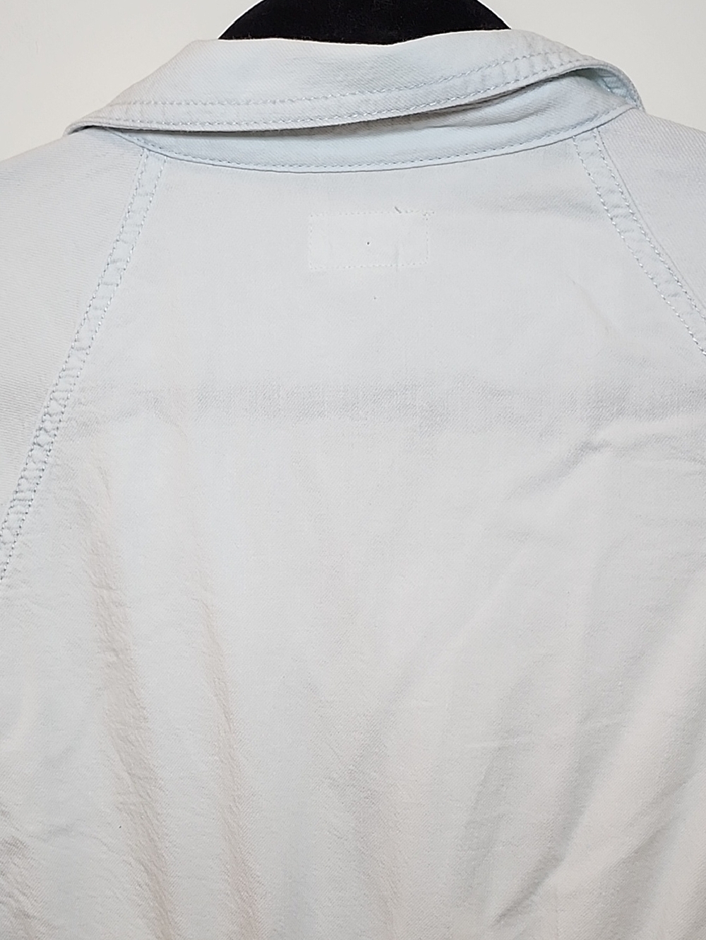 Pact Denim Chambray Shirt Dress 100% Organic Cotton Mini Button Down Size S - Picture 14 of 16